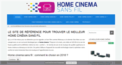 Desktop Screenshot of homecinemasansfil.net