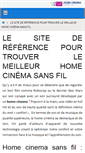 Mobile Screenshot of homecinemasansfil.net